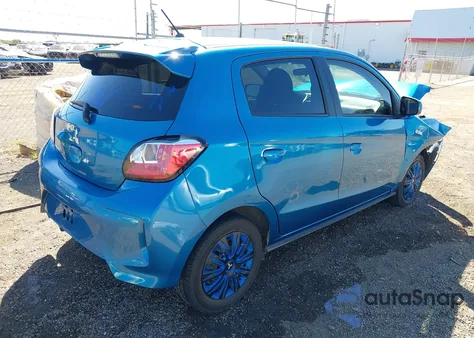 2022 Mitsubishi Mirage Es/Le z USA, uszkodzony, nr VIN ML32AUHJ1NH009473